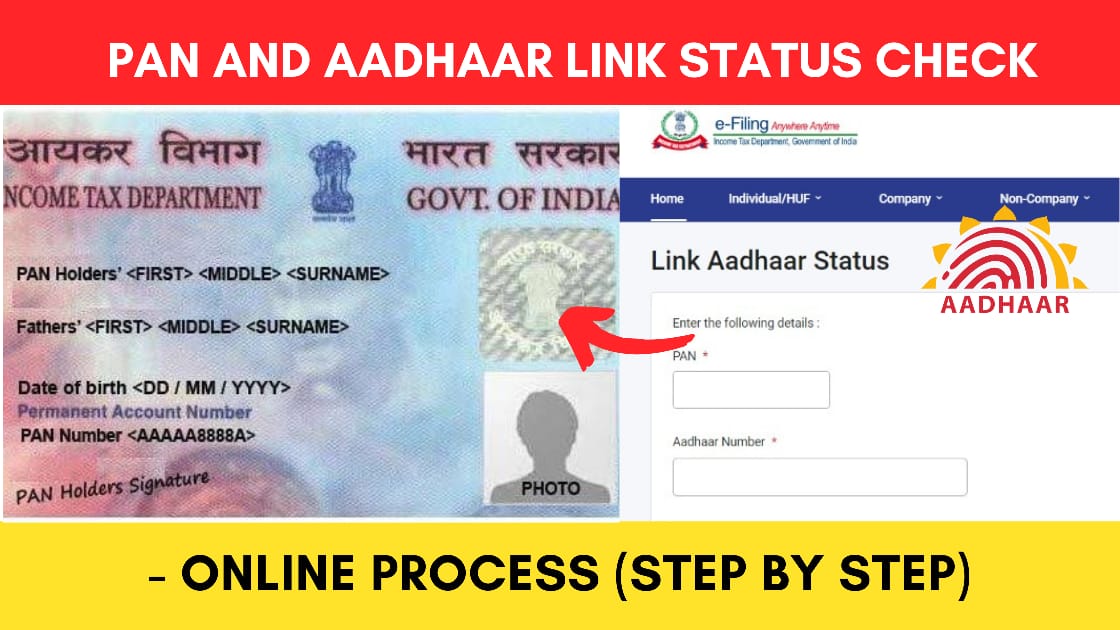 PAN Card And Aadhaar Link Status Check Online Process 2024