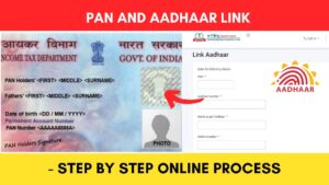 pan and aadhar link online process