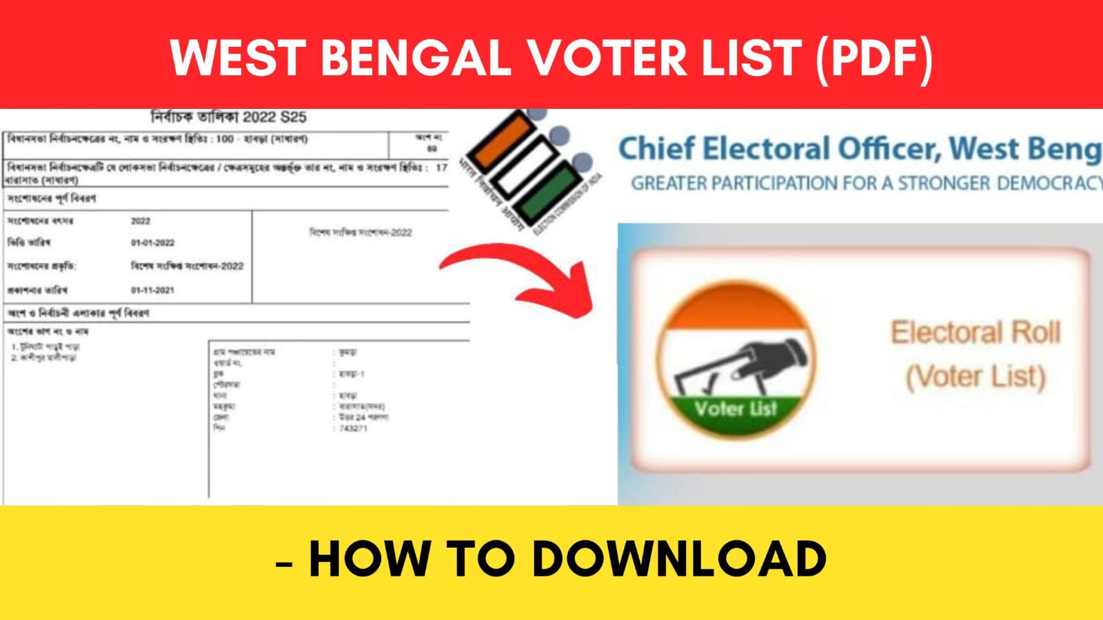 West Bengal Voter List 2024 PDF Download Online (With Details)