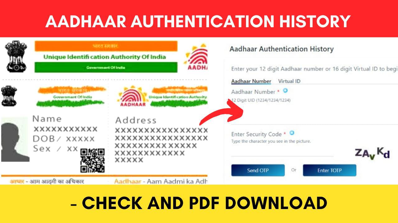 Aadhaar Authentication History How To Check And Download Pdf